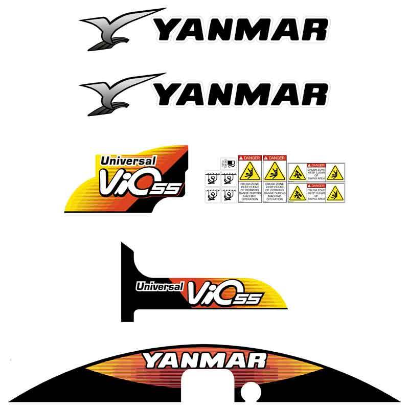Yanmar Vio55-5 Decal Kit Yanmar Vio55-5 Decal Kit