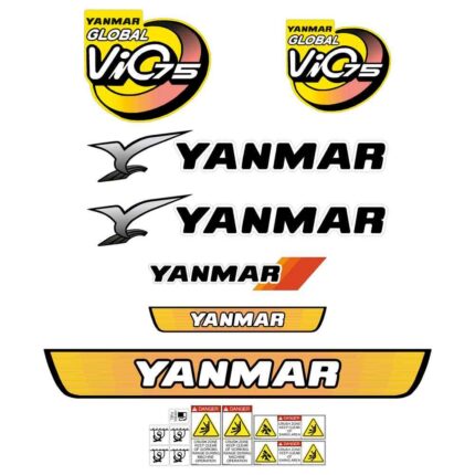 Yanmar VIO75 Decal Kit